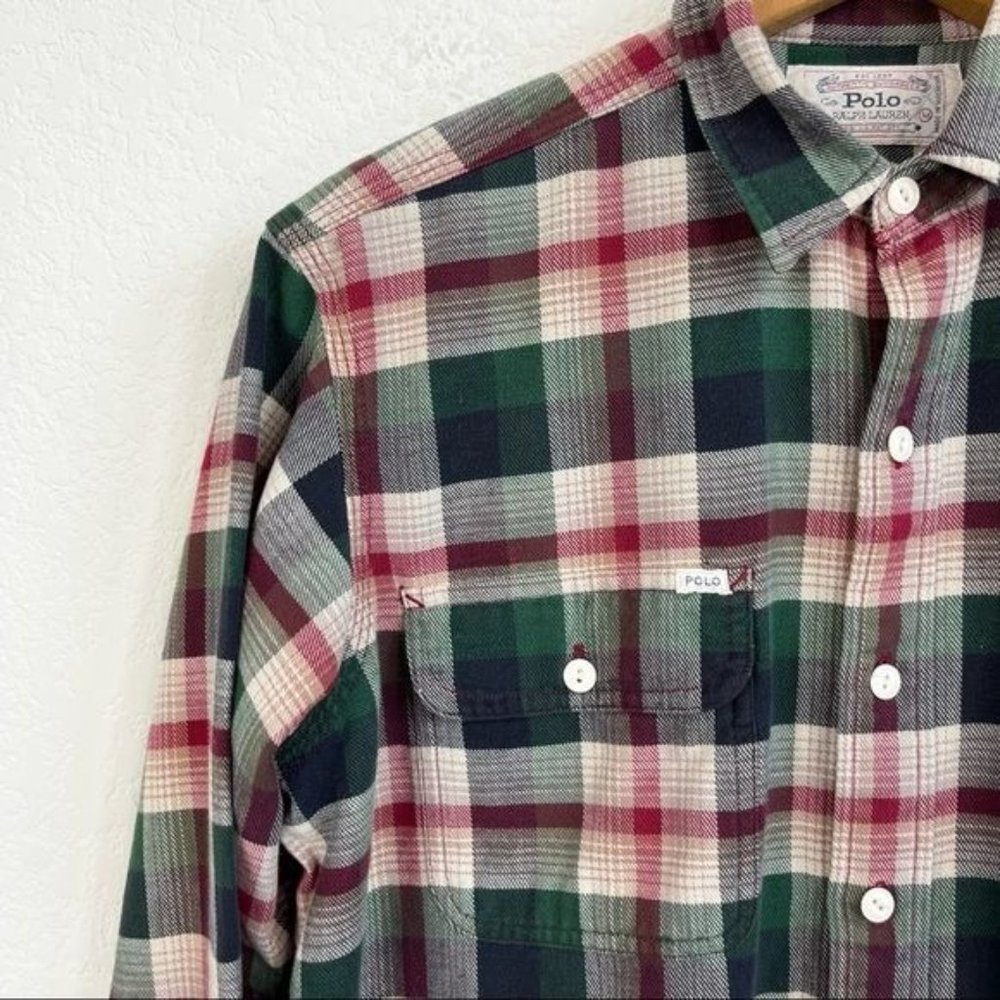 Polo Ralph Lauren Plaid Camper Pocket Shacket